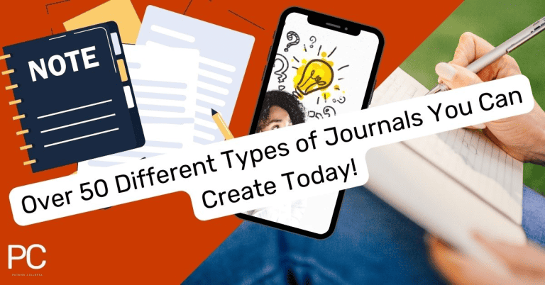 Featured image for article Over 50 Different Types of Journals You Can Create Today To Jumpstart Your Success.