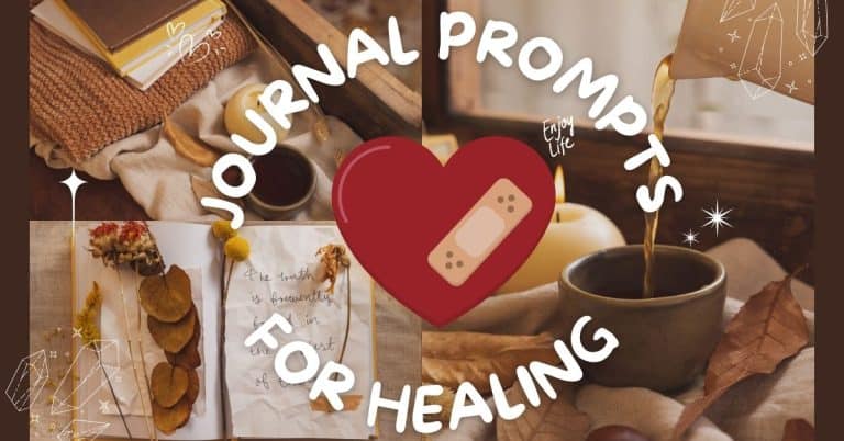 Featured image for article 40 Journal Prompts for Healing to Process Your Past.