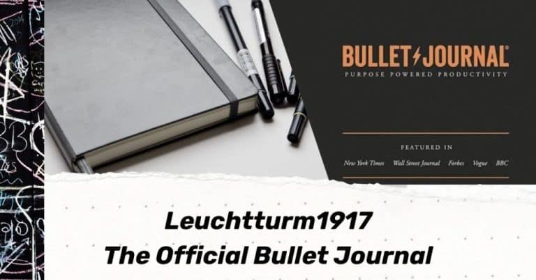 Product image of the Leuchtturm1917 original bullet journal by Ryder Carroll.