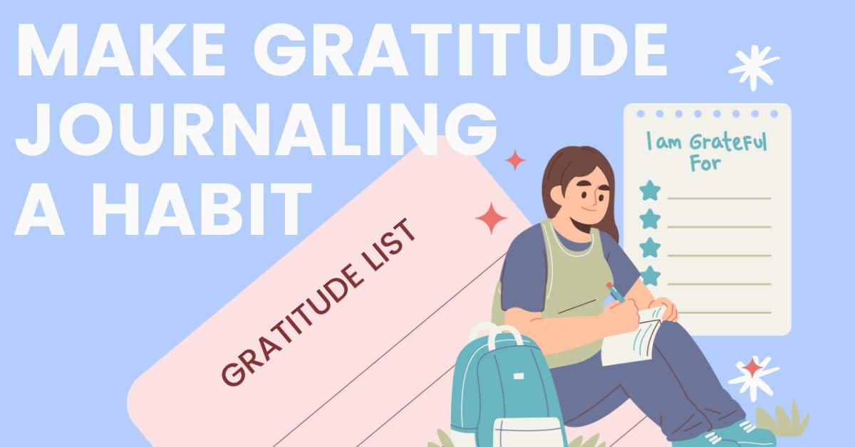 Featured image for article Unleashing The Potential of Gratitude Journaling and 45 Prompts for Beginners.