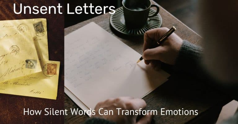 Unsent Letters, how silent words can transform emotions.